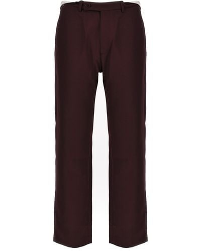 Martine Rose Rolled Waistband Tailored Pants