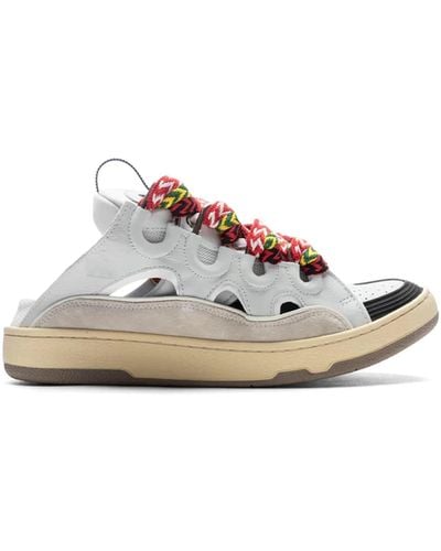 Lanvin Curb Mules Sneakers - White