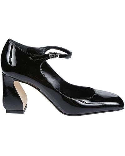 SI ROSSI Court Shoes - Black