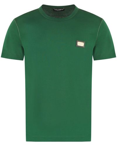 Dolce & Gabbana Logo T-shirt, - Green