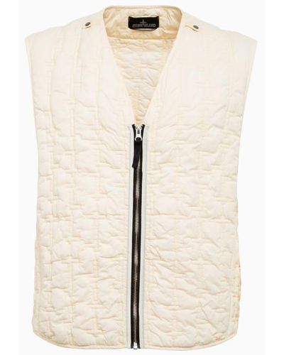 Stone Island Shadow Project Stone Island Quilted Liner Vest - Natural