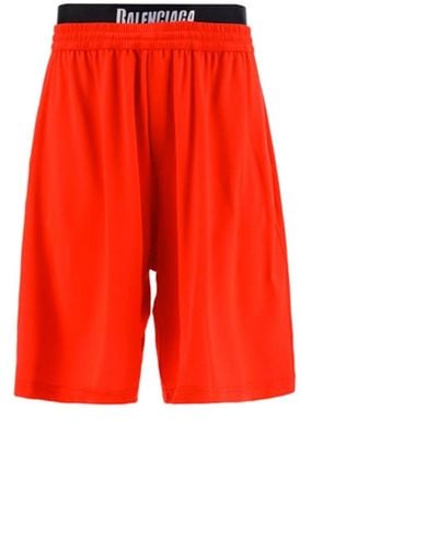 Balenciaga Swim Shorts - Red