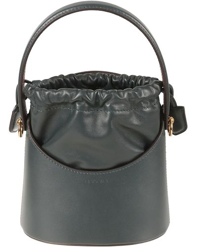 Etro Small Saturno Leather Bag - Black