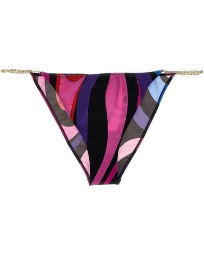 Emilio Pucci 'Marmo' Bikini Briefs - Purple