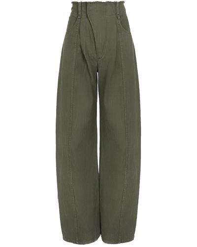 Chloé Wide-leg Trousers - Green