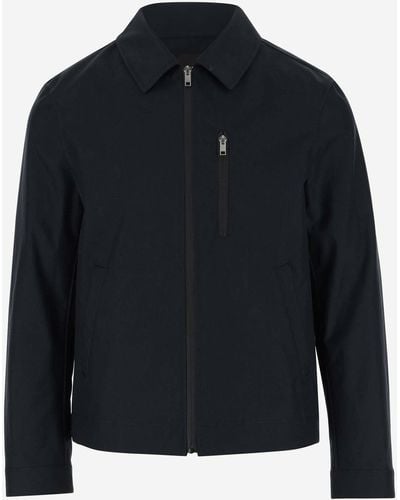 Yves Salomon Technical Fabric Jacket - Blue