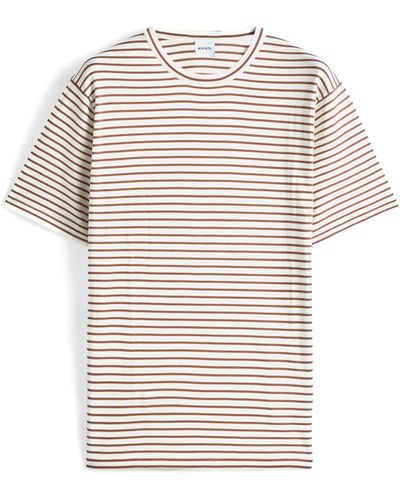 Aspesi Striped T-Shirt - White