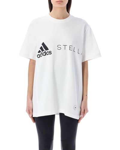 adidas By Stella McCartney Tshirt Logo - White