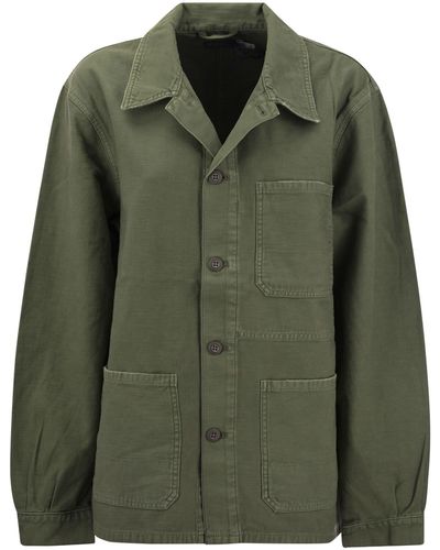 Polo Ralph Lauren Cotton Work Jacket - Green