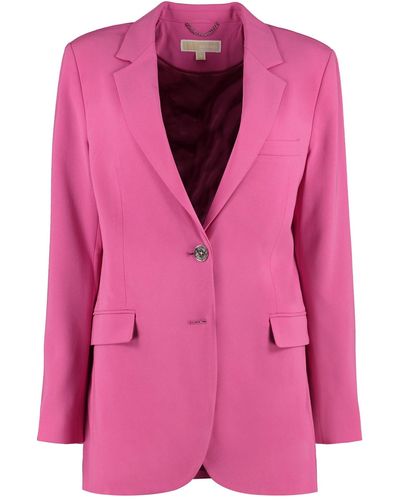 MICHAEL Michael Kors Single-breasted Two-button Blazer - Pink