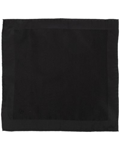 Dolce & Gabbana Silk Pocket Square - Black