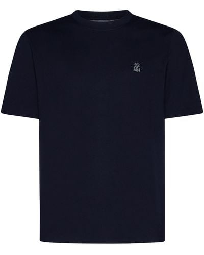 Brunello Cucinelli T-shirts And Polos - Blue