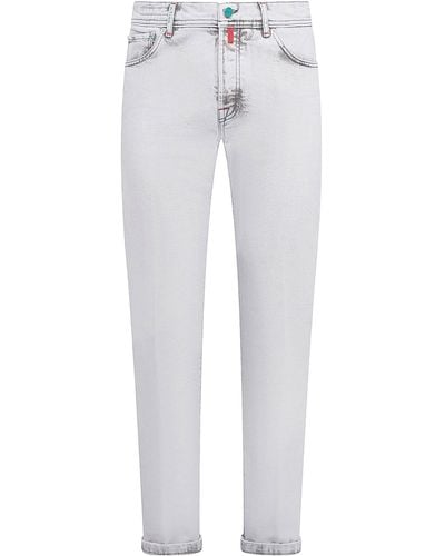 Kiton Pants Cotton - White
