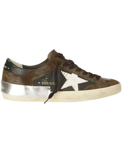 Golden Goose Super-Star Nappa And Suede Upper Leather Star Napp - Brown