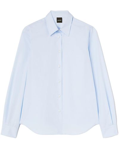 Aspesi Light Shirt With Long Sleeves - Blue