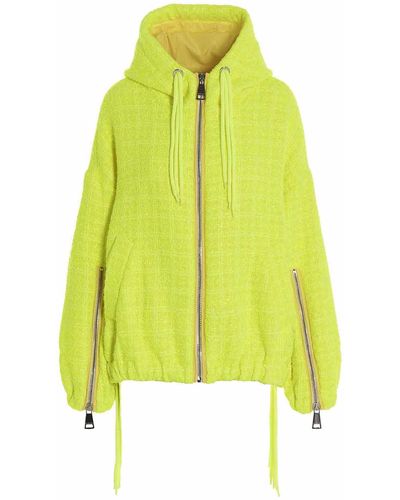 Khrisjoy Chris Windbreaker Tweed Casual Jackets, Parka - Yellow