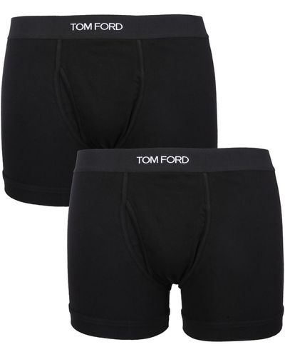 Tom Ford Pack Of Two Boxers - Black