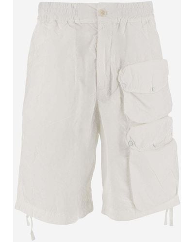 C.P. Company Nylon Cargo Shorts - White