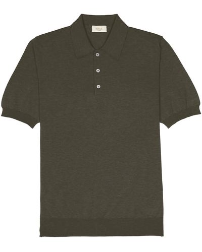 Altea Military Short-Sleeved Polo Shirt - Green