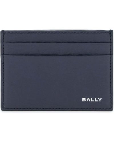 Bally Leather Crossing Cardholder - Blue