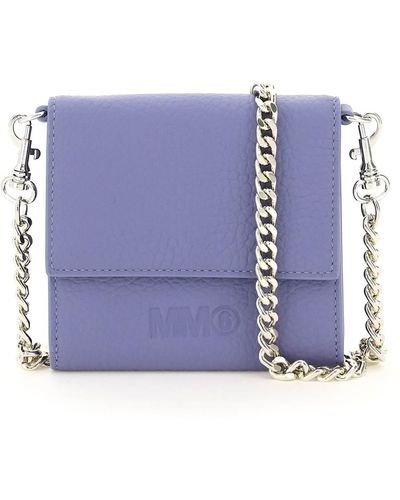MM6 by Maison Martin Margiela Wallet With Chain - Blue