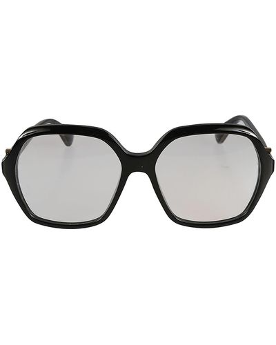 Cartier Pentagon Rim Clear Lens Glasses - Multicolour