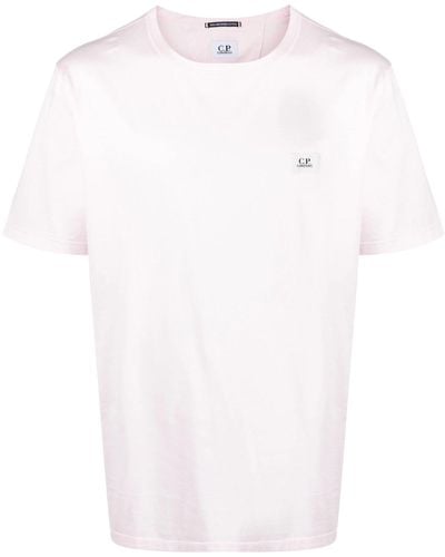 C.P. Company Logo-patch Cotton T-shirt - White