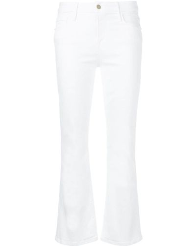 FRAME Bootcut Jeans - White