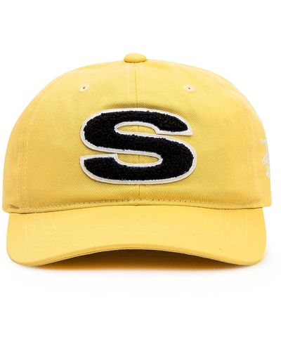 Stussy Chenille Low Pro Cap - Yellow