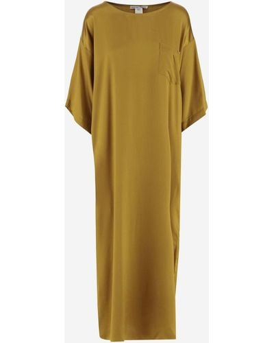 Stephan Janson Silk Long Dress - Yellow