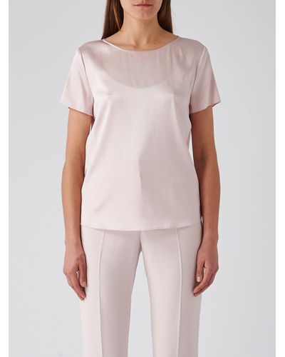 Emporio Armani Silk Top-Wear - Pink