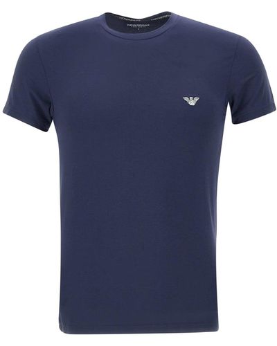 Emporio Armani Modal T-Shirt - Blue