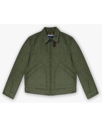 Larusmiani Casual Jacket Oblique Jacket - Green