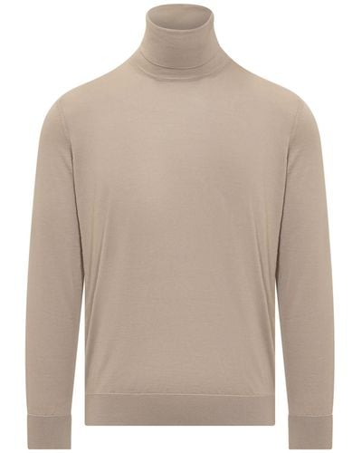 Zegna Turtleneck Sweater - Natural