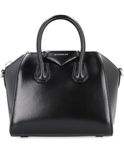 Givenchy Leather Antigona Mini-Handbag - Black