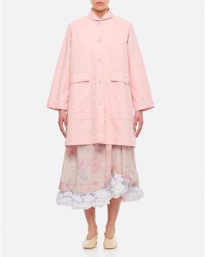 Casey Casey Mathilde Oversize Cotton Coat - Pink