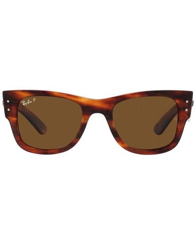 Ray-Ban Mega Wayfarer 0840 Sunglasses - Brown