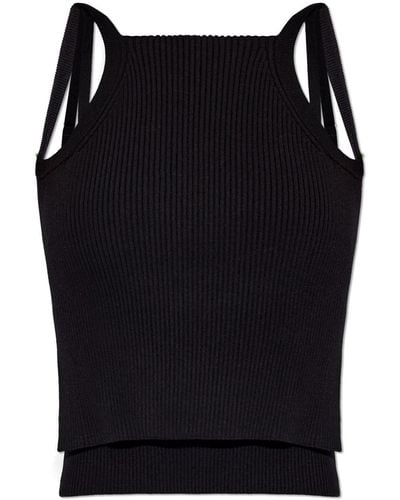 Emporio Armani Top From The Sustainability Collection - Black