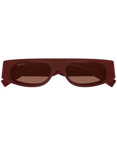Gucci Gg1771S Gucci Lido 003 Burgundy Sunglasses - Brown