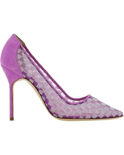Manolo Blahnik Court Shoes - Purple
