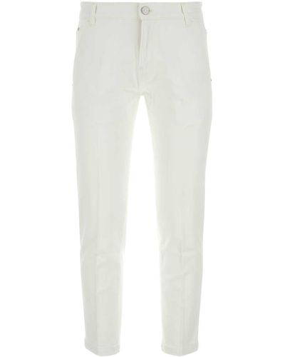 PT Torino Stretch Denim Indie Jeans - White