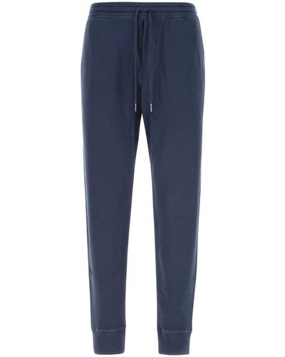 Tom Ford Cotton Joggers - Blue