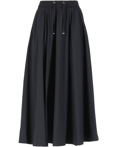 Herno Skirt With Drawstrings - Black