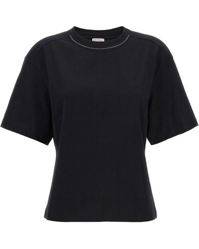 Brunello Cucinelli Monile T-shirt - Black