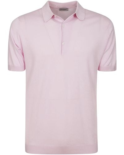 John Smedley Adrian Shirt Ss - Pink