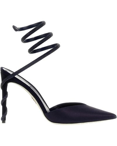 Rene Caovilla Margot Court Shoes - Black
