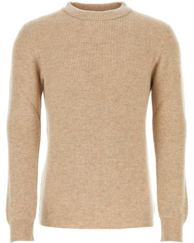 Johnstons of Elgin Cashmere Sweater - Natural