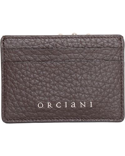 Orciani Soft Card Holder - Gray