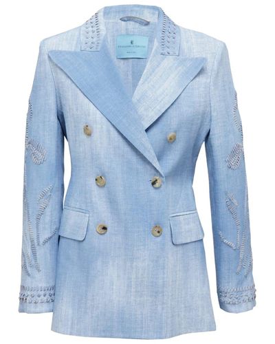 Ermanno Scervino Jacket - Blue