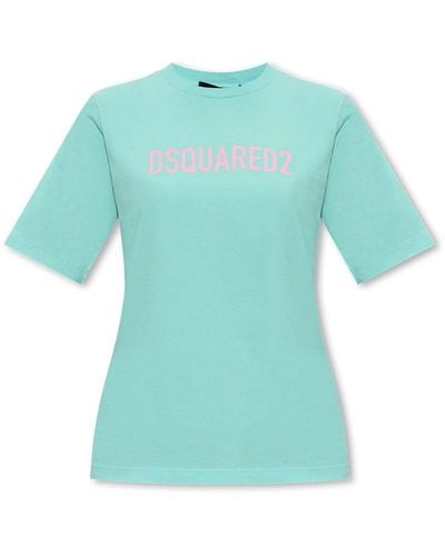 DSquared² T-Shirt With Logo - Green